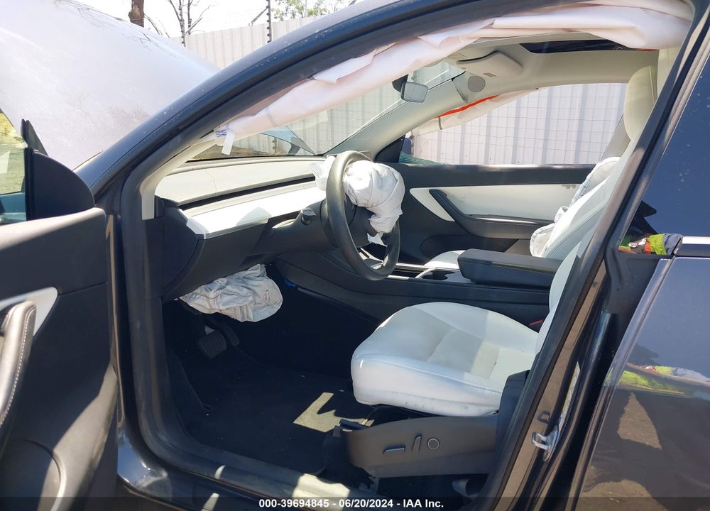 2021 TESLA MODEL Y LONG RANGE DUAL MOTOR ALL-WHEEL DRIVE VIN: 5YJYGDEE8MF282826