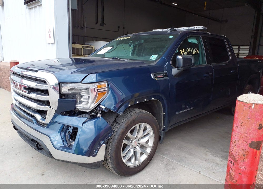 2020 GMC SIERRA 1500 4WD SHORT BOX SLE VIN: 3GTU9BET4LG277756