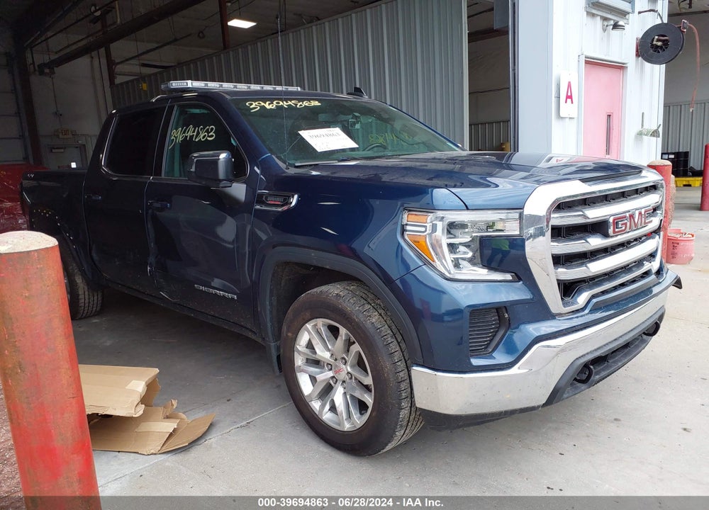 2020 GMC SIERRA 1500 4WD SHORT BOX SLE VIN: 3GTU9BET4LG277756