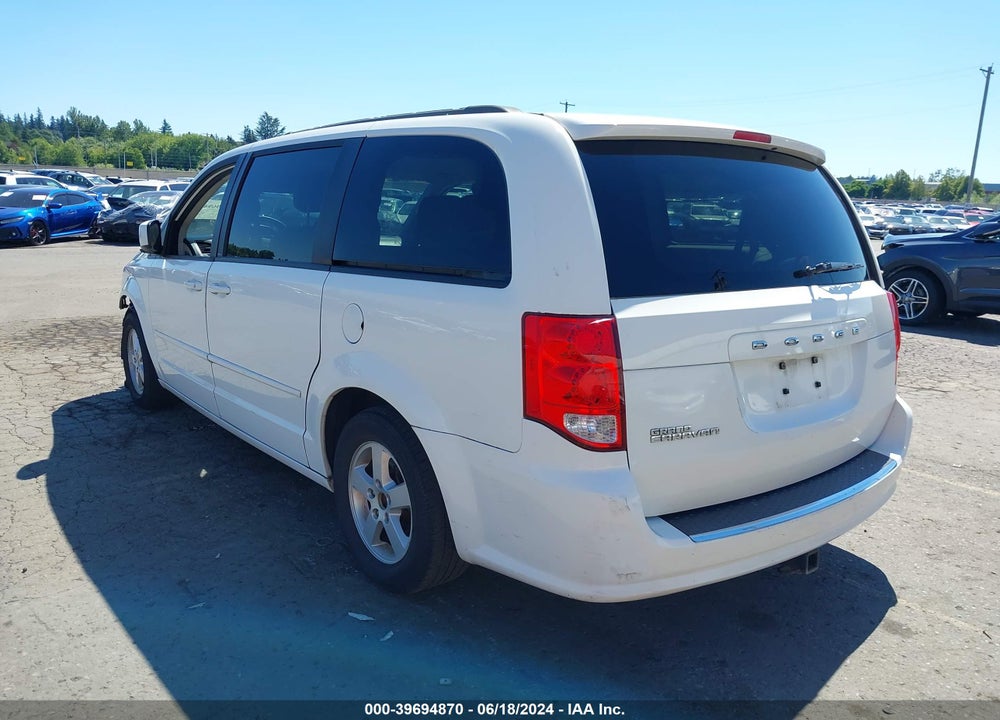 2012 DODGE GRAND CARAVAN SXT VIN: 2C4RDGCG4CR139071