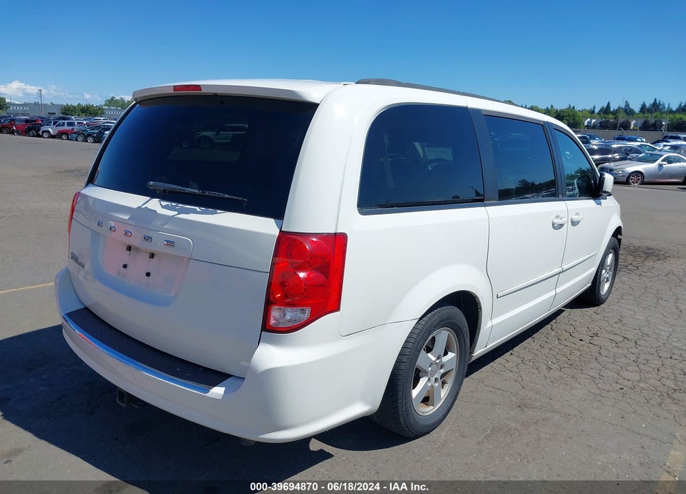 2012 DODGE GRAND CARAVAN SXT VIN: 2C4RDGCG4CR139071