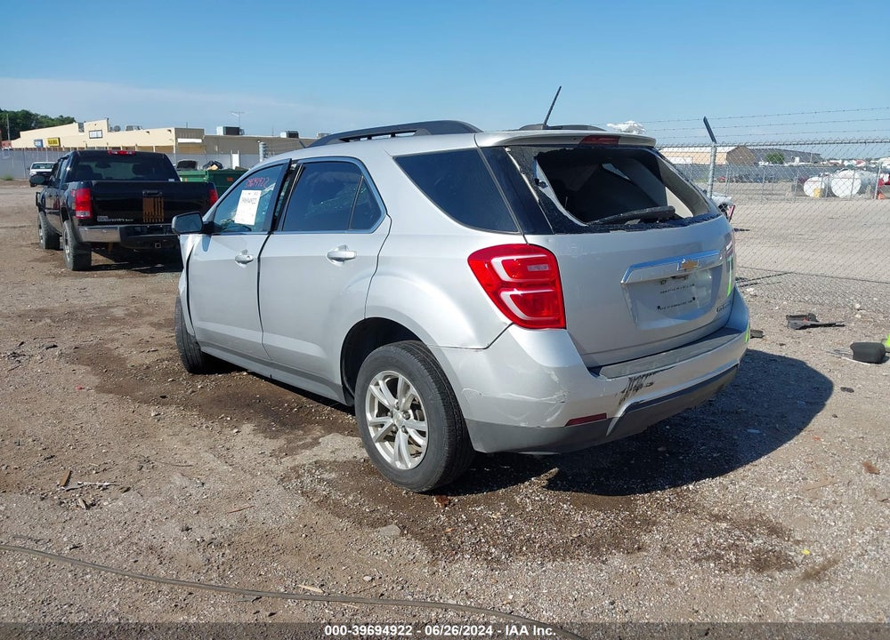 2016 CHEVROLET EQUINOX LT VIN: 2GNALCEK3G6290296