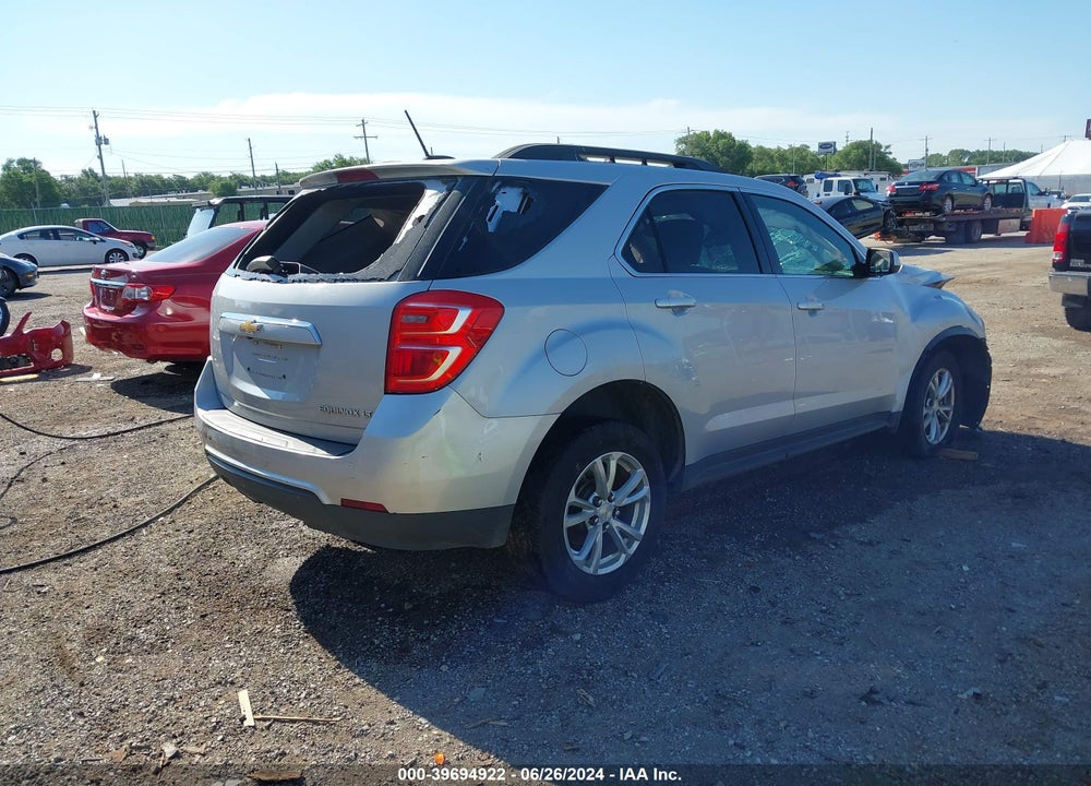 2016 CHEVROLET EQUINOX LT VIN: 2GNALCEK3G6290296