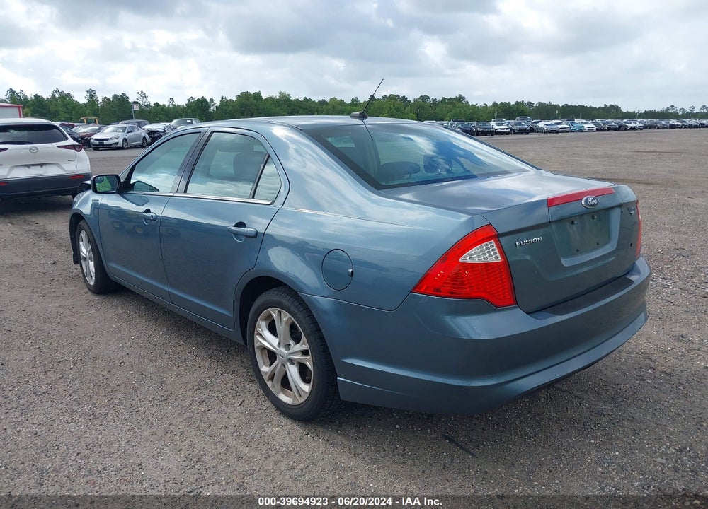 2012 FORD FUSION SE VIN: 3FAHP0HA3CR360238