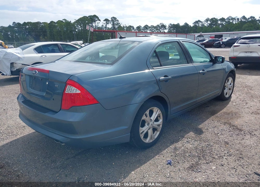 2012 FORD FUSION SE VIN: 3FAHP0HA3CR360238