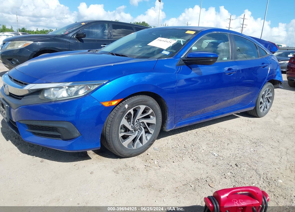 2018 HONDA CIVIC EX VIN: 2HGFC2F70JH577627