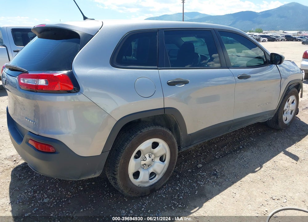 2015 JEEP CHEROKEE SPORT VIN: 1C4PJMAB1FW551725