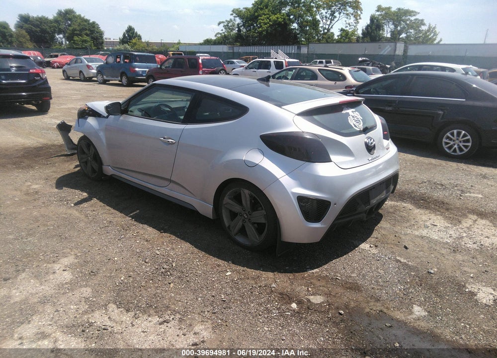 2015 HYUNDAI VELOSTER TURBO VIN: KMHTC6AE1FU239734