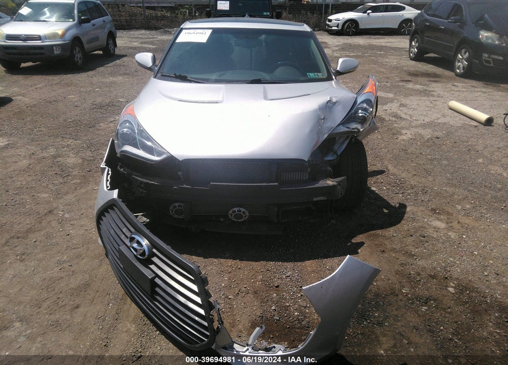 2015 HYUNDAI VELOSTER TURBO VIN: KMHTC6AE1FU239734
