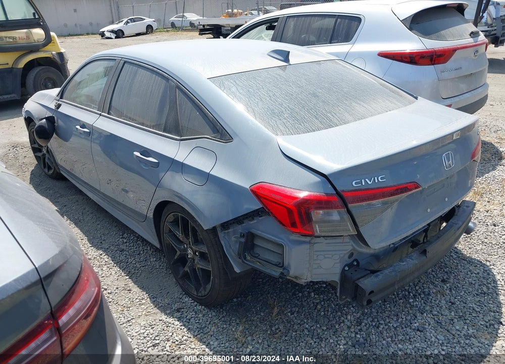 2022 HONDA CIVIC SPORT VIN: 2HGFE2F5XNH603360