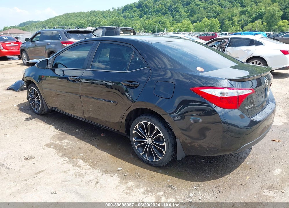 2015 TOYOTA COROLLA S PLUS VIN: 2T1BURHEXFC317039