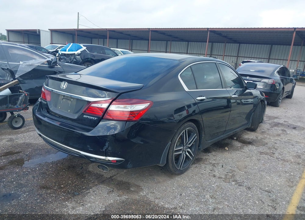 2016 HONDA ACCORD SPORT VIN: 1HGCR2F58GA061796