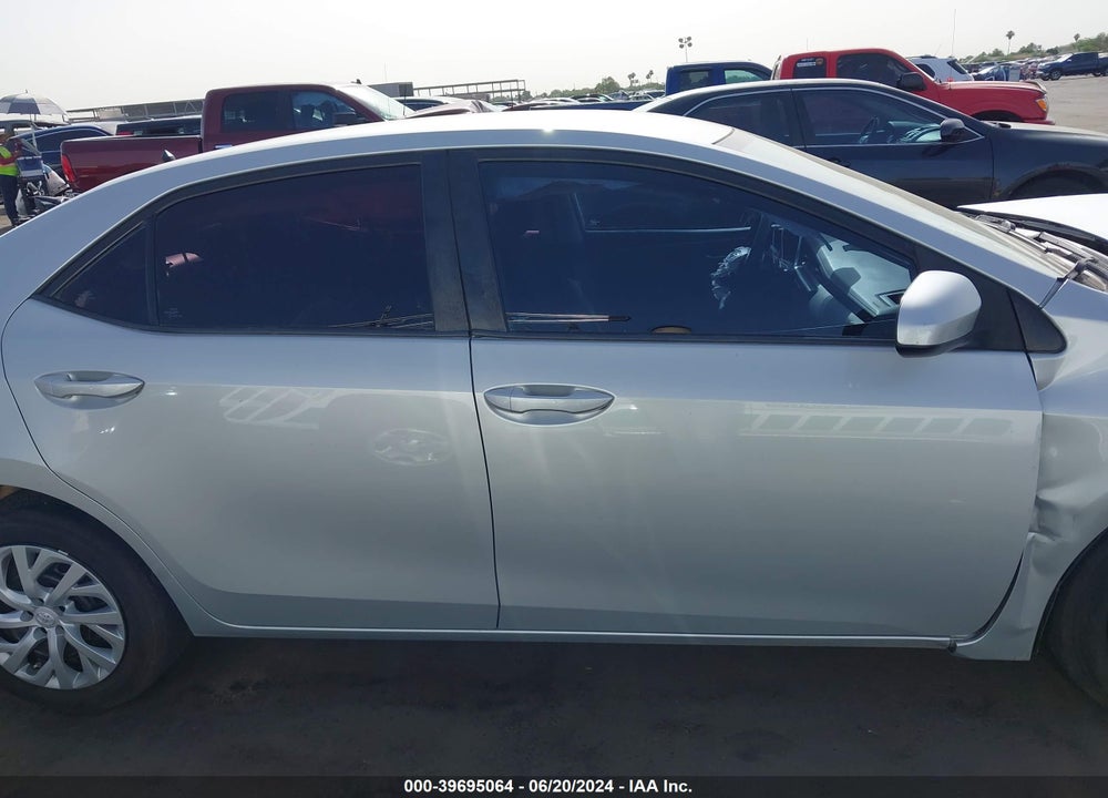 2019 TOYOTA COROLLA LE VIN: 2T1BURHE5KC242843