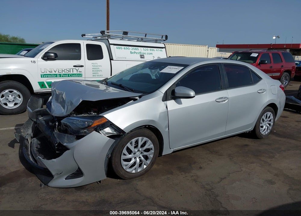 2019 TOYOTA COROLLA LE VIN: 2T1BURHE5KC242843