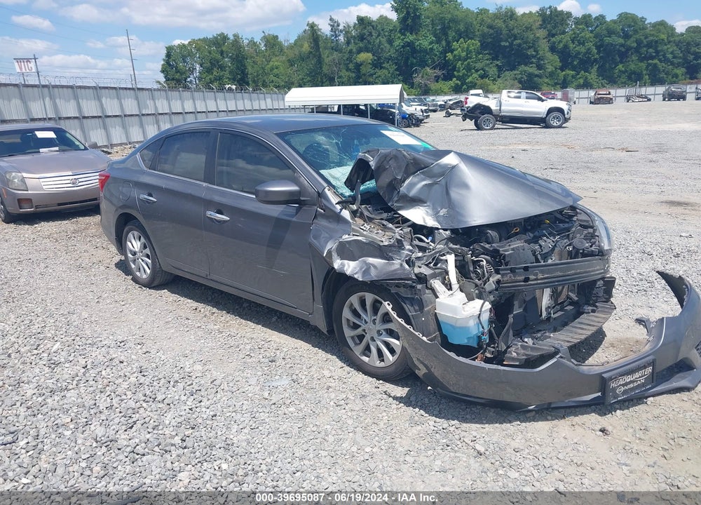 2019 NISSAN SENTRA SV VIN: 3N1AB7AP2KY246501