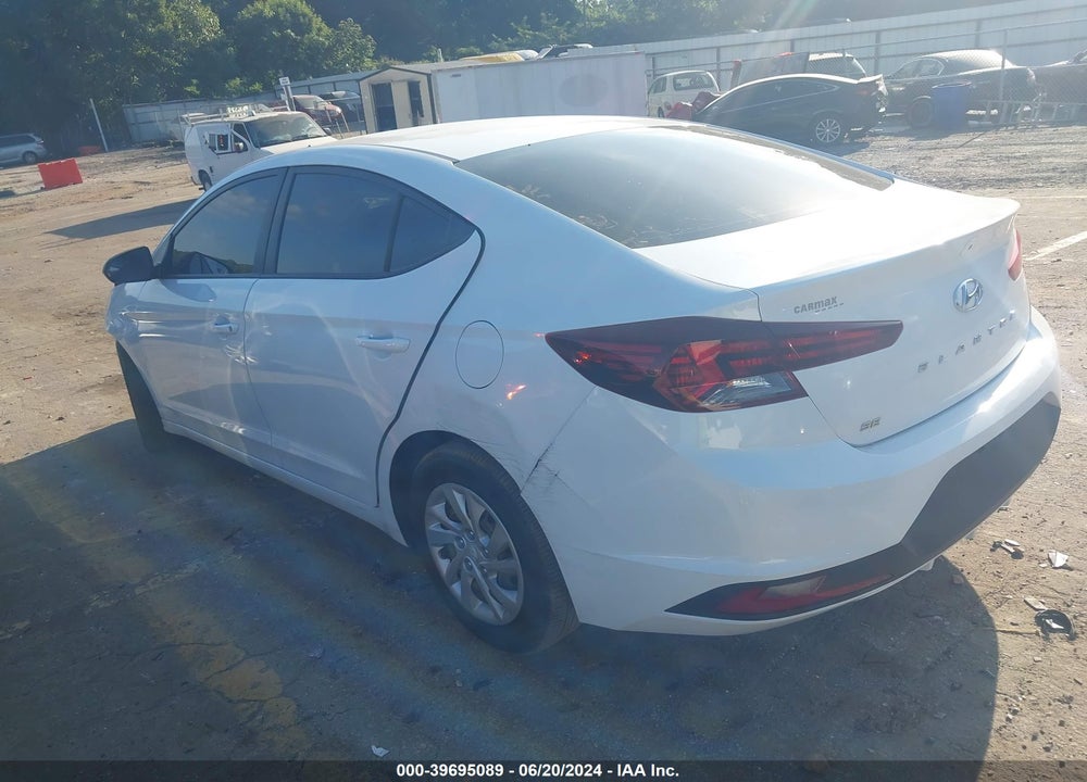 2019 HYUNDAI ELANTRA SE VIN: 5NPD74LF6KH462637