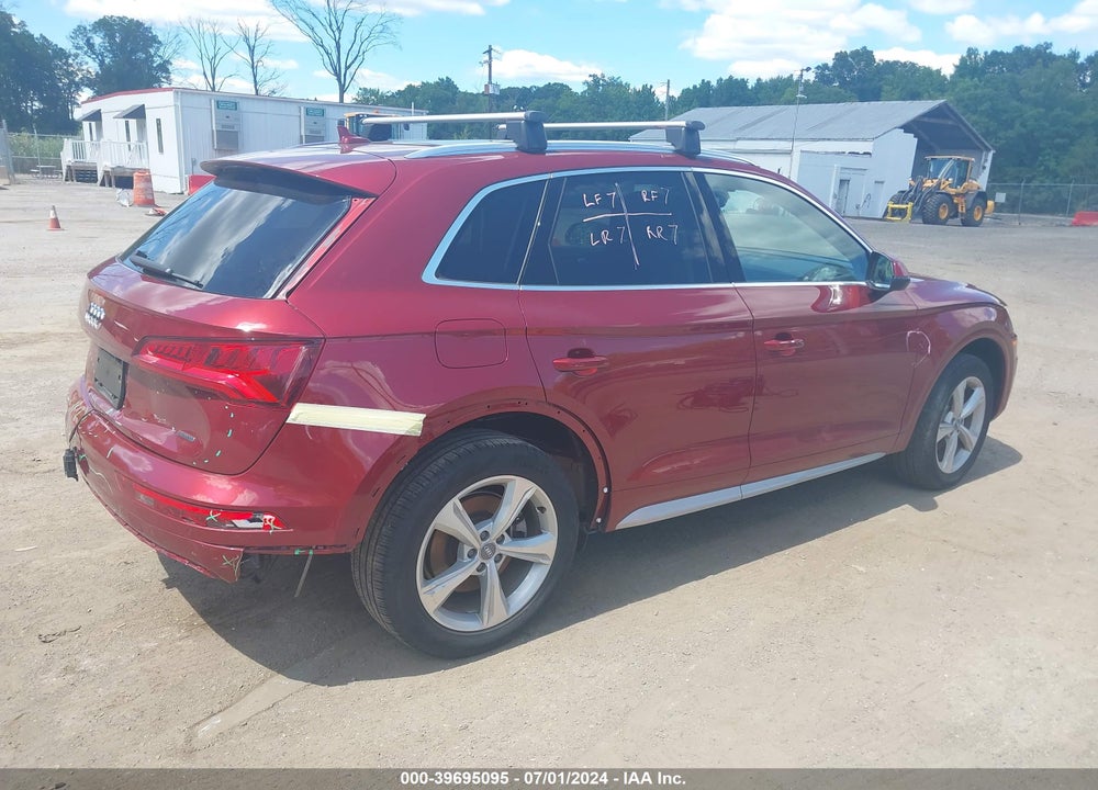 2020 AUDI Q5 PREMIUM 45 TFSI QUATTRO S TRONIC VIN: WA1ANAFY5L2094307