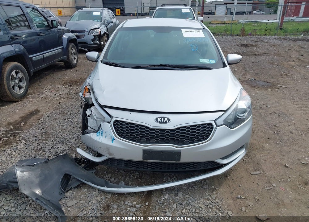 2016 KIA FORTE LX VIN: KNAFK4A66G5486595