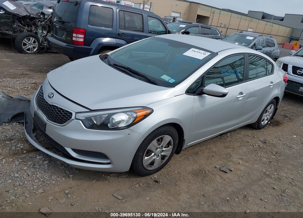 2016 KIA FORTE LX VIN: KNAFK4A66G5486595