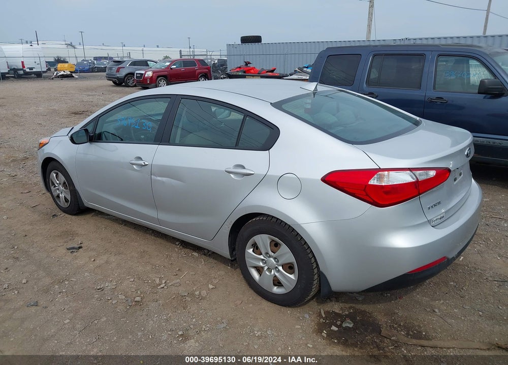 2016 KIA FORTE LX VIN: KNAFK4A66G5486595