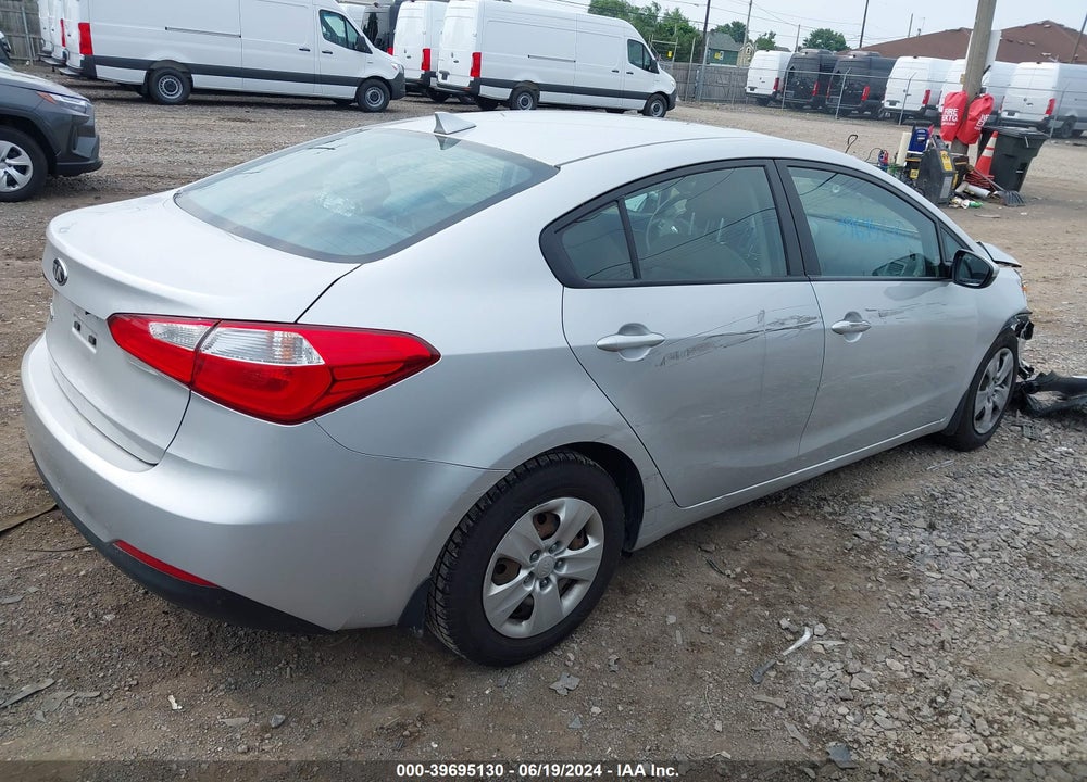 2016 KIA FORTE LX VIN: KNAFK4A66G5486595