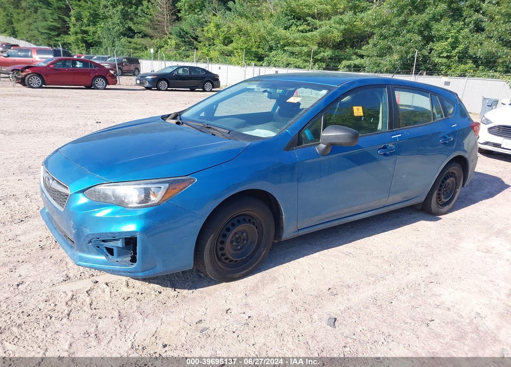 2019 SUBARU IMPREZA 2.0I VIN: 4S3GTAA63K3720103