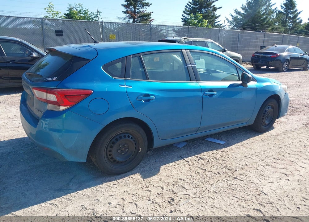 2019 SUBARU IMPREZA 2.0I VIN: 4S3GTAA63K3720103