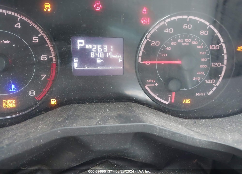 2019 SUBARU IMPREZA 2.0I VIN: 4S3GTAA63K3720103