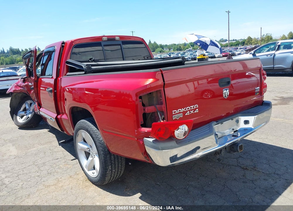 2007 DODGE DAKOTA LARAMIE VIN: 1D7HW58P87S209121