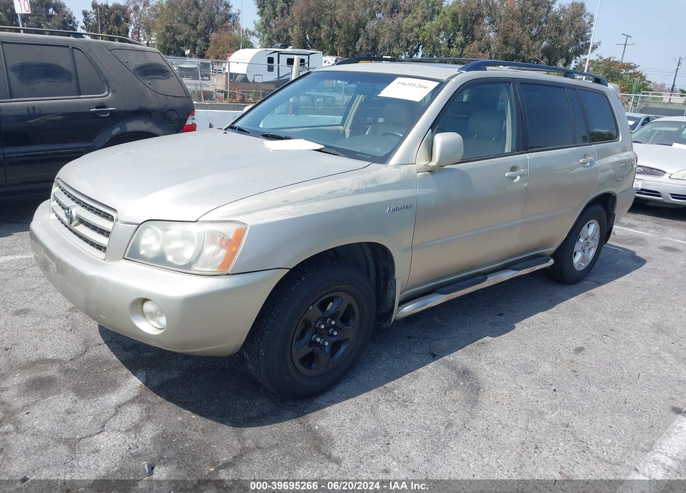 2001 TOYOTA HIGHLANDER V6 VIN: JTEGF21A010013179