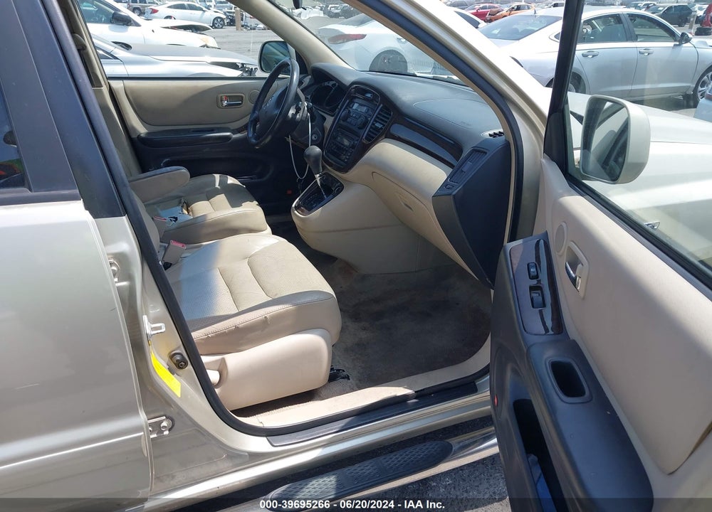 2001 TOYOTA HIGHLANDER V6 VIN: JTEGF21A010013179