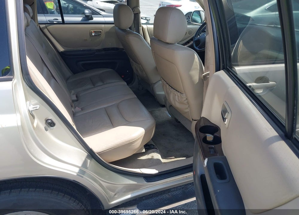 2001 TOYOTA HIGHLANDER V6 VIN: JTEGF21A010013179
