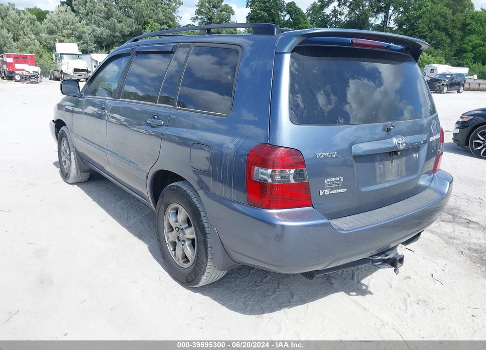 2007 TOYOTA HIGHLANDER V6 VIN: JTEHP21A970191389