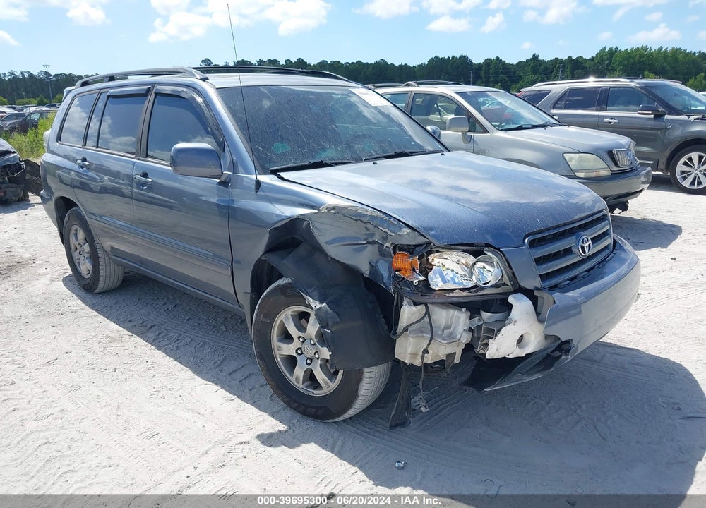 2007 TOYOTA HIGHLANDER V6 VIN: JTEHP21A970191389