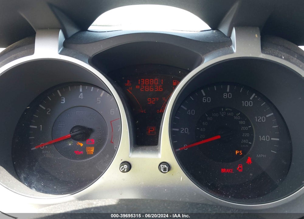 2012 NISSAN JUKE SL VIN: JN8AF5MR8CT113503