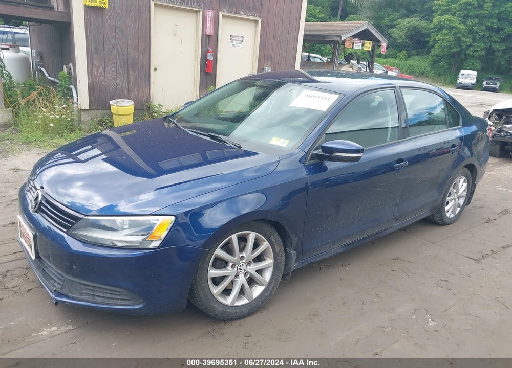 2012 VOLKSWAGEN JETTA 2.5L SE VIN: 3VWDP7AJ2CM012484