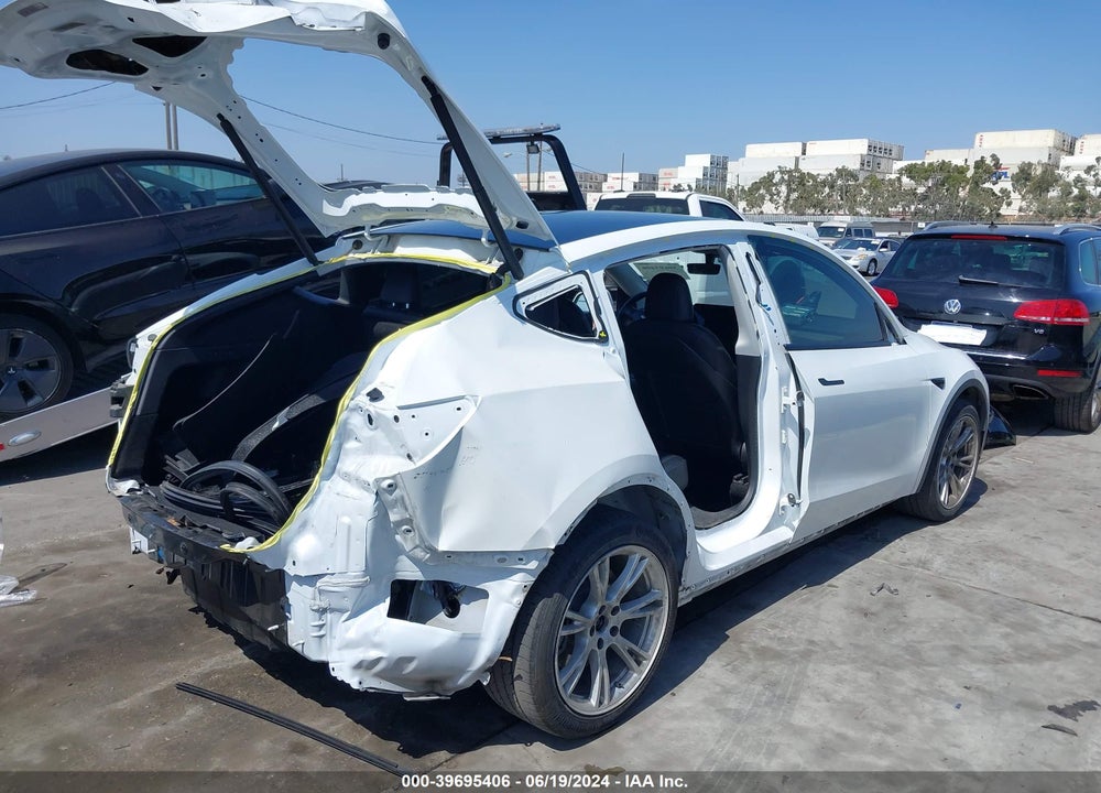 2021 TESLA MODEL Y LONG RANGE DUAL MOTOR ALL-WHEEL DRIVE VIN: 5YJYGDEE9MF096759