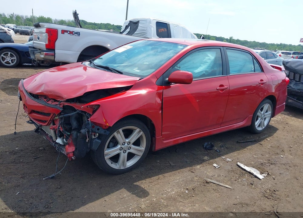 2013 TOYOTA COROLLA S VIN: 2T1BU4EE1DC982481