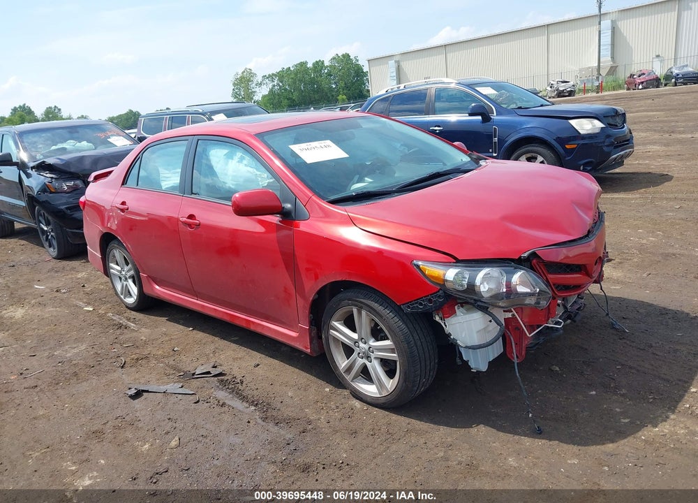 2013 TOYOTA COROLLA S VIN: 2T1BU4EE1DC982481