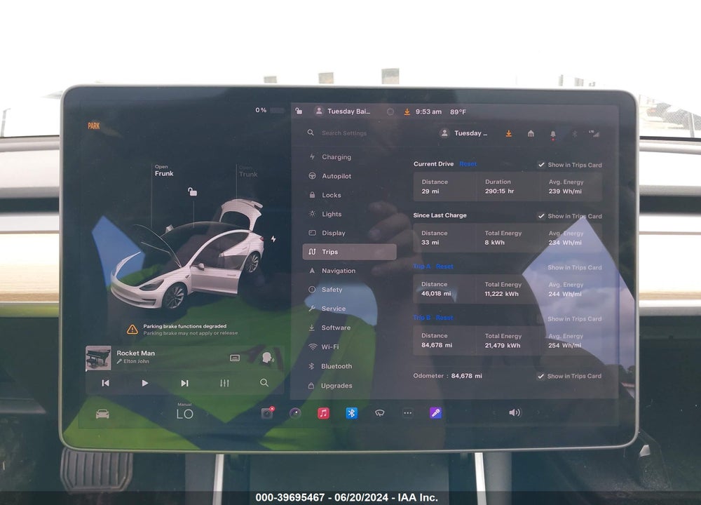 2020 TESLA MODEL 3 STANDARD RANGE PLUS REAR-WHEEL DRIVE/STANDARD RANGE REAR-WHEEL DRIVE VIN: 5YJ3E1EA0LF614350