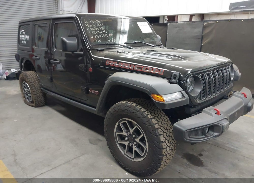 2024 JEEP WRANGLER 4-DOOR RUBICON 4X4 VIN: 1C4PJXFG2RW152185