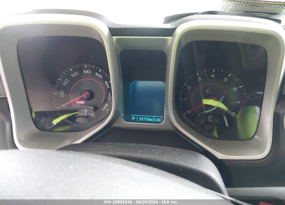2013 CHEVROLET CAMARO 2LT VIN: 2G1FC1E33D9167287