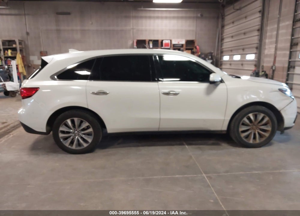 2014 ACURA MDX TECHNOLOGY PACKAGE VIN: 5FRYD4H49EB030028