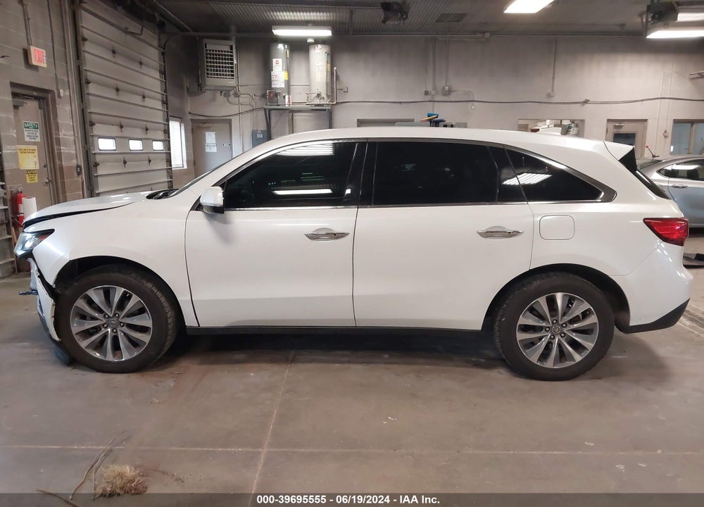 2014 ACURA MDX TECHNOLOGY PACKAGE VIN: 5FRYD4H49EB030028