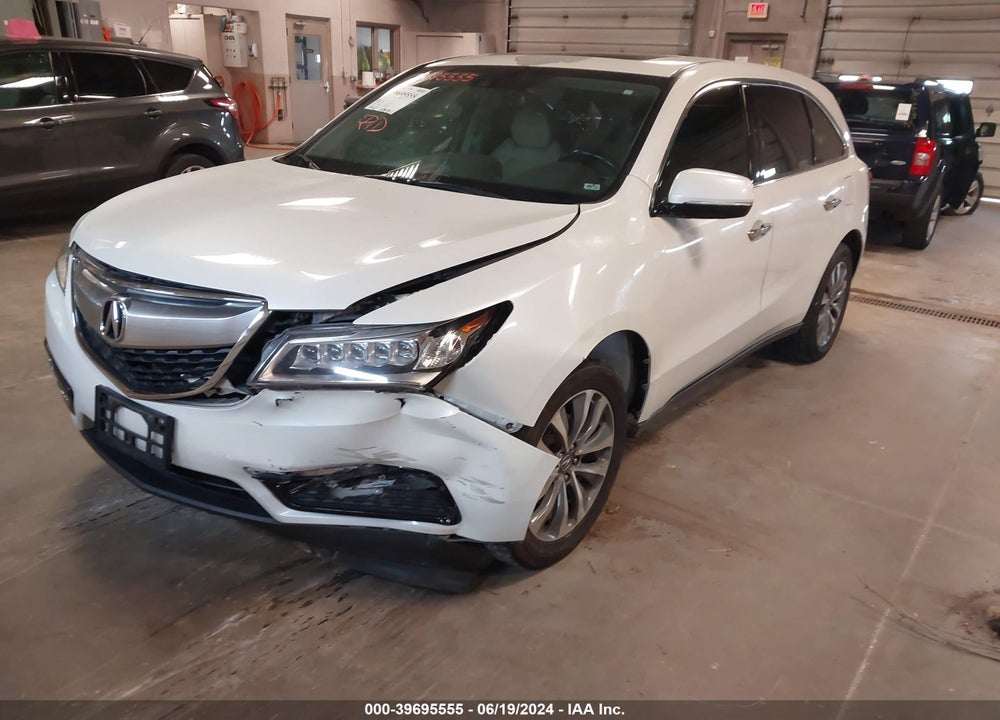 2014 ACURA MDX TECHNOLOGY PACKAGE VIN: 5FRYD4H49EB030028