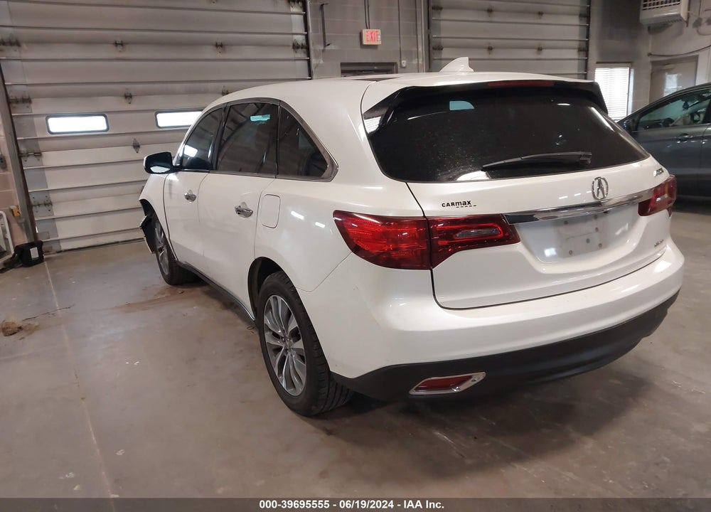 2014 ACURA MDX TECHNOLOGY PACKAGE VIN: 5FRYD4H49EB030028