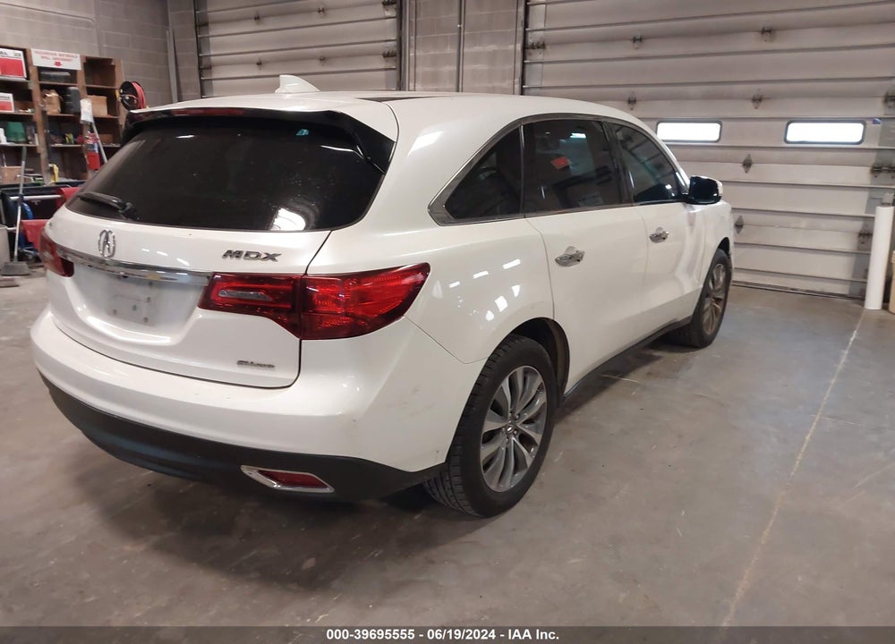 2014 ACURA MDX TECHNOLOGY PACKAGE VIN: 5FRYD4H49EB030028