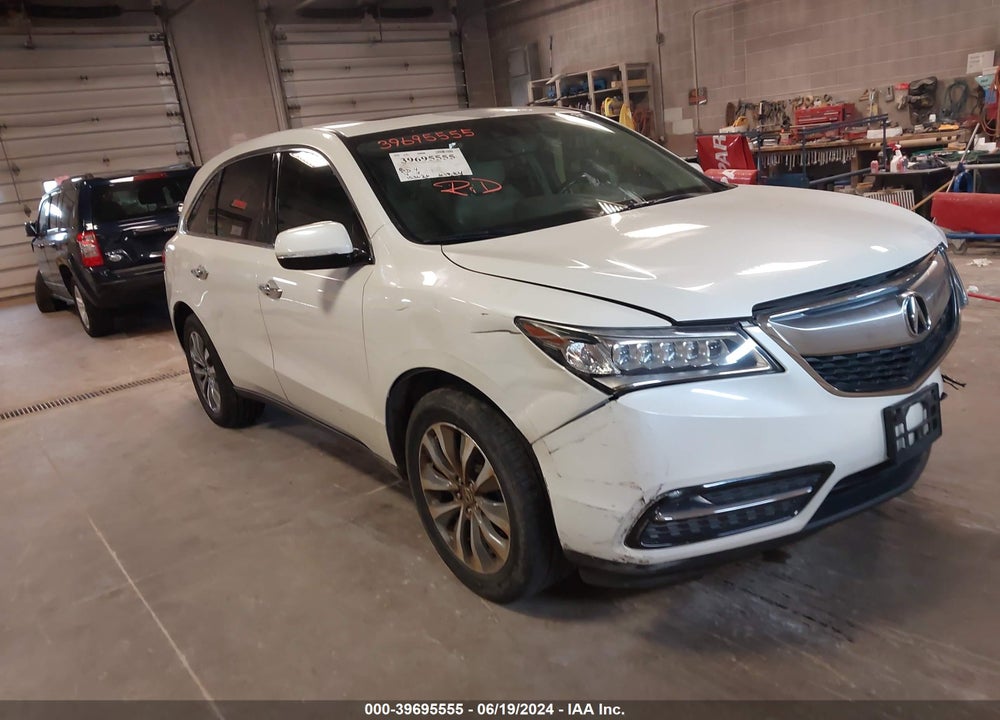2014 ACURA MDX TECHNOLOGY PACKAGE VIN: 5FRYD4H49EB030028
