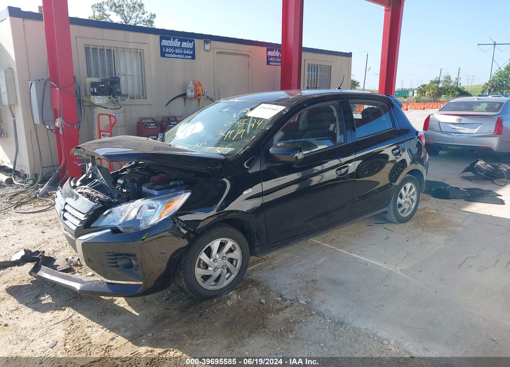 2022 MITSUBISHI MIRAGE ES/LE VIN: ML32AUHJ0NH005625