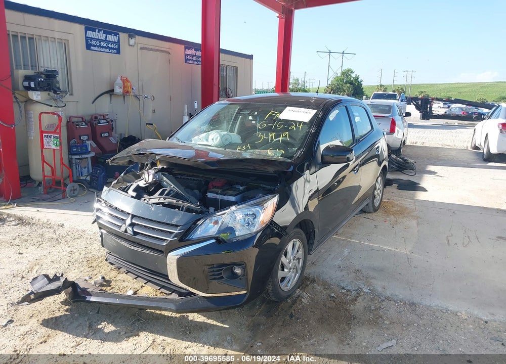 2022 MITSUBISHI MIRAGE ES/LE VIN: ML32AUHJ0NH005625